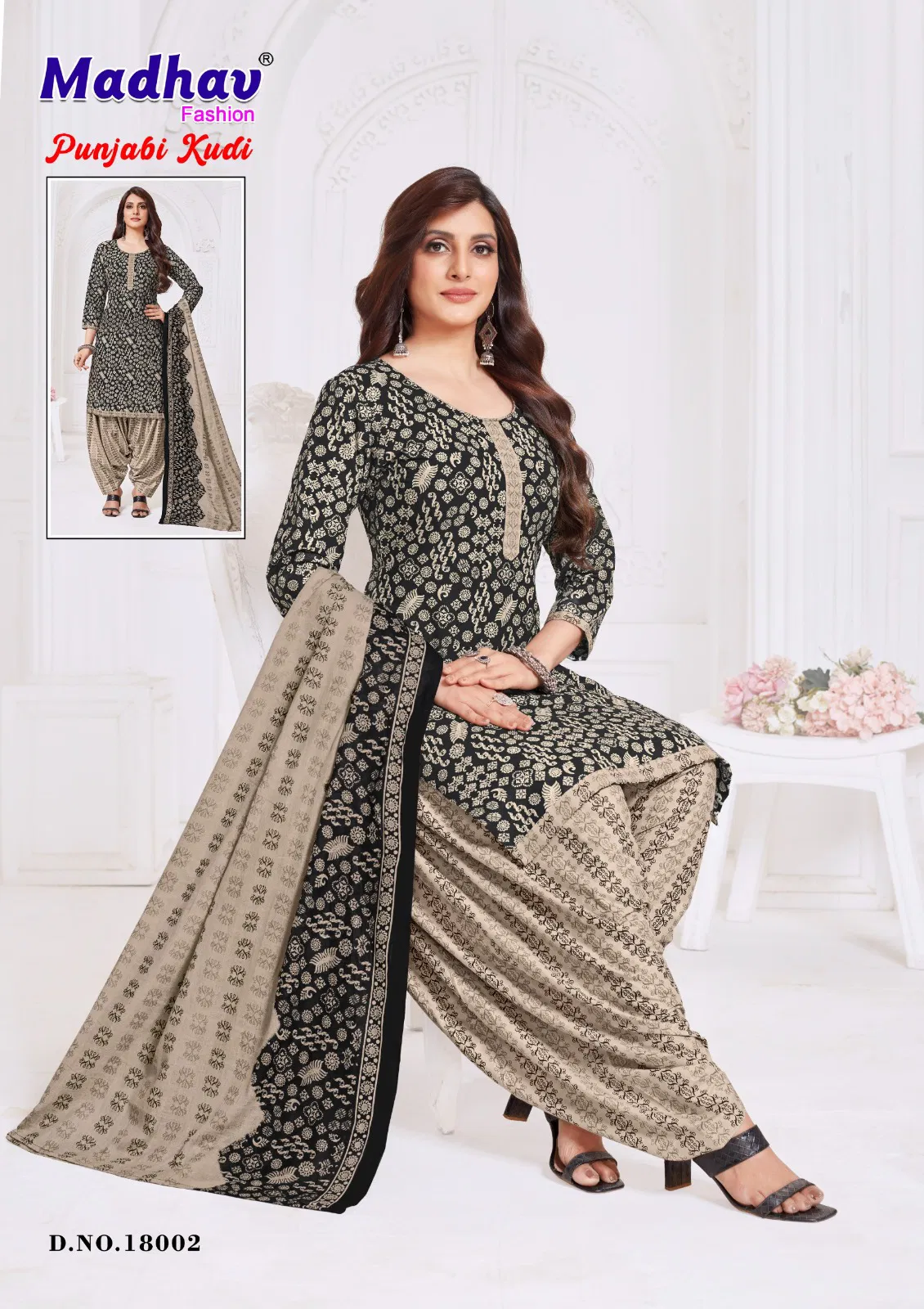 Punjabi Kudi Vol 18 By Madhav Printed Cotton Dress Material Orders In India